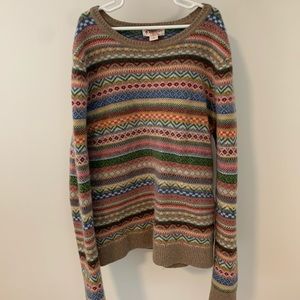 SOLD - do not buy!! vintage patterned sweater!!